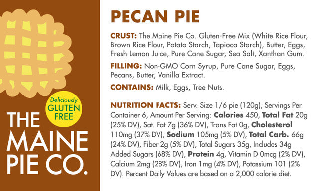 Gluten-Free Pecan Pie Ingredients