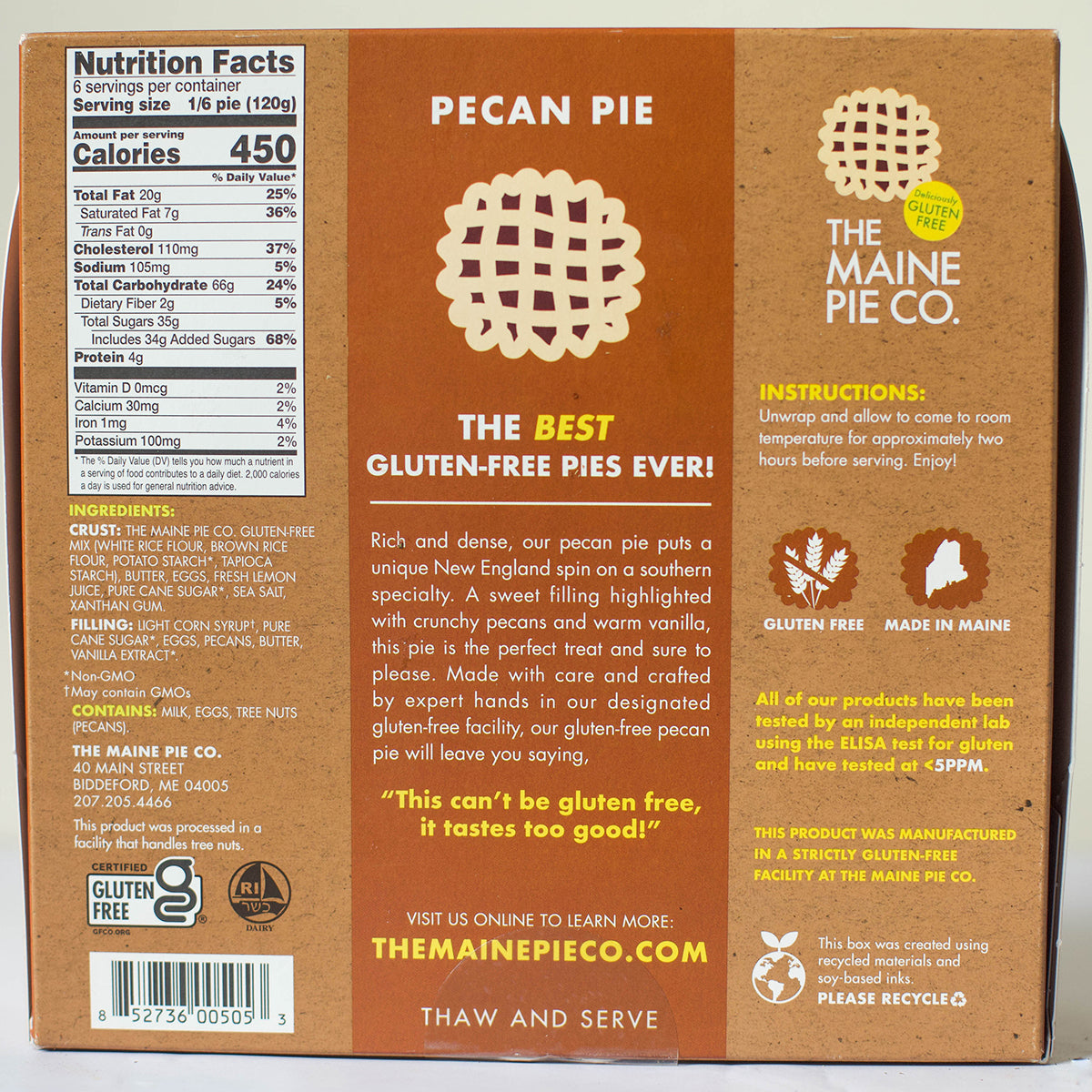 Gluten-Free Pecan Pie