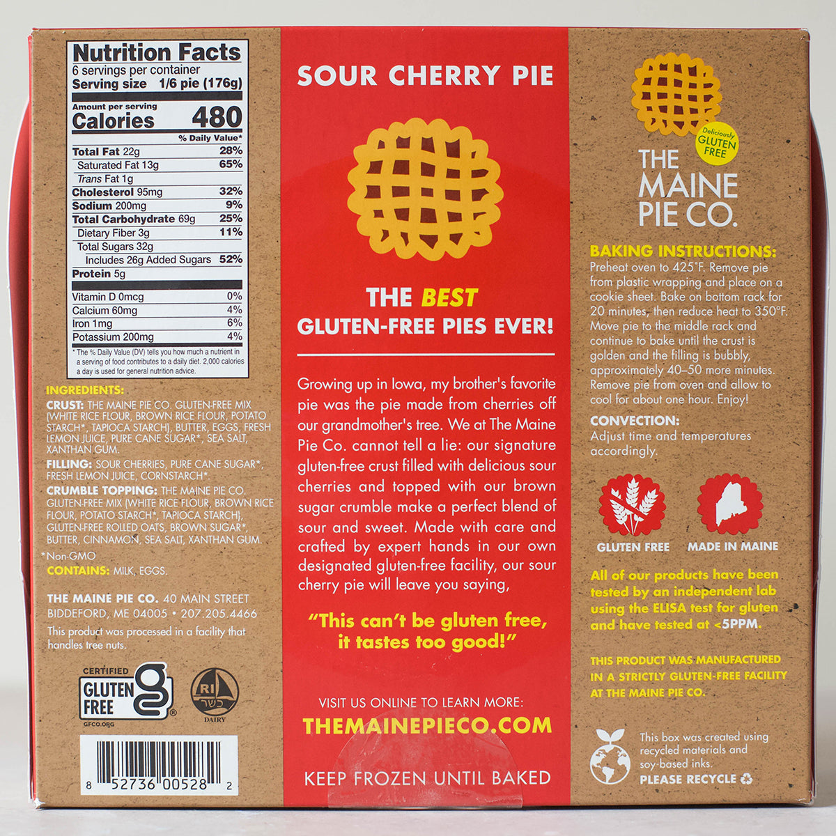 Gluten-Free Sour Cherry Pie
